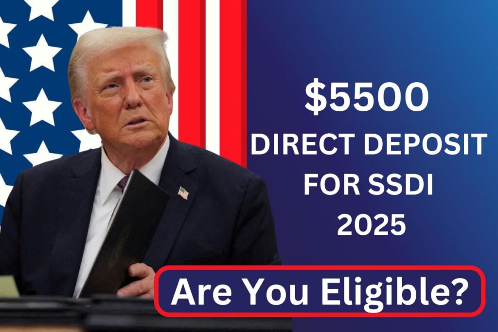 $5500 Direct Deposit For Social Security SSDI Recipients In April 2025